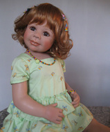 большая кукла, кукла для дочки, коллекционная кукла, кукла дочке - Реалистичная кукла девочка Зои б.у.