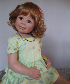 Реалистичная кукла девочка Зои б.у. от автора Monika Levenig от Master Piece Dolls