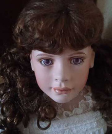 Интерьерная кукла девочка Далас б.у. от автора Janis Berard от Master Piece Gallery фарфор